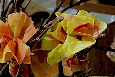 BASTELWORKSHOP – Frühlingsstrauß aus Seidenpapier